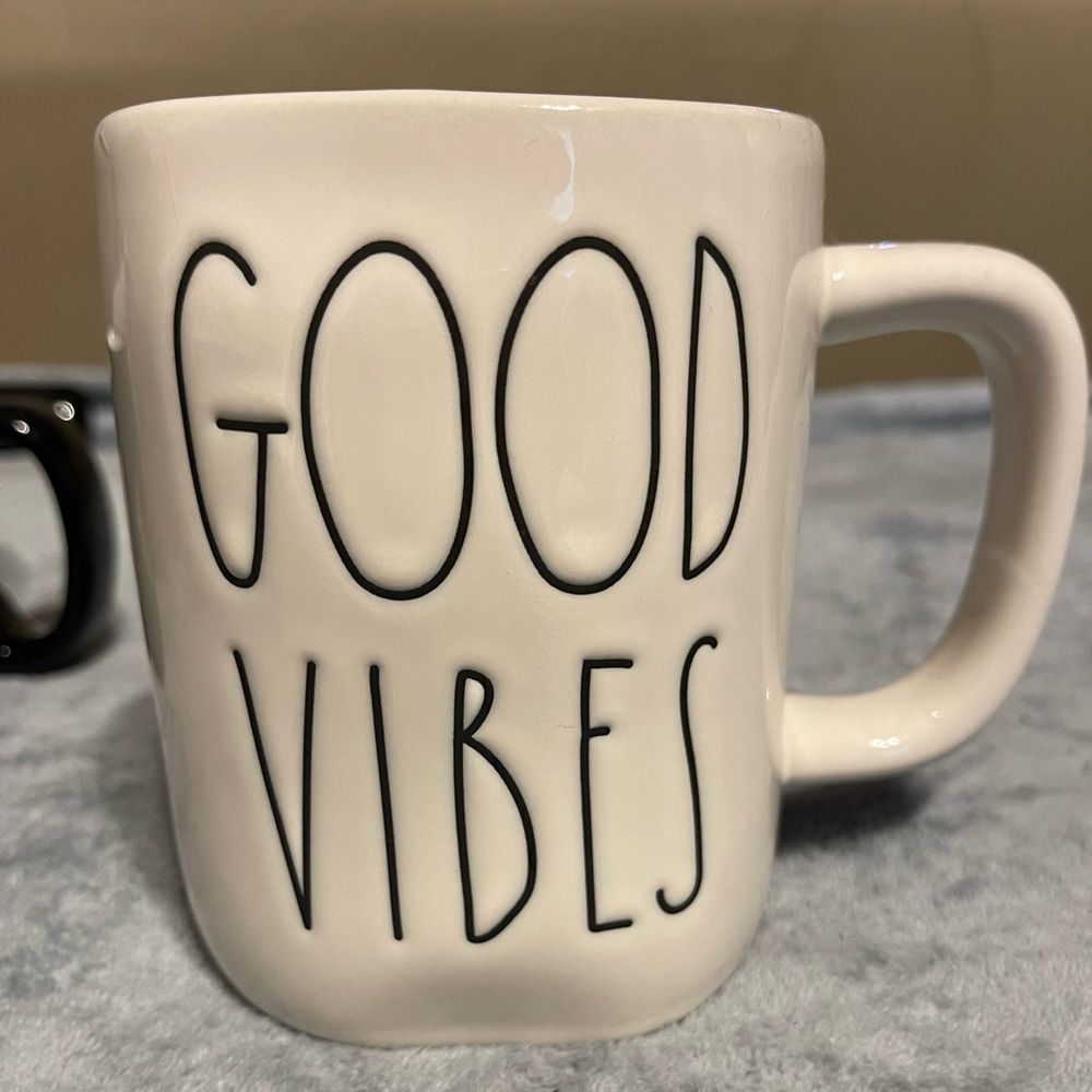 Good vibes mug by Rae Dunn!